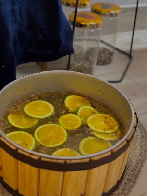 Reflexologia com escalda-pés